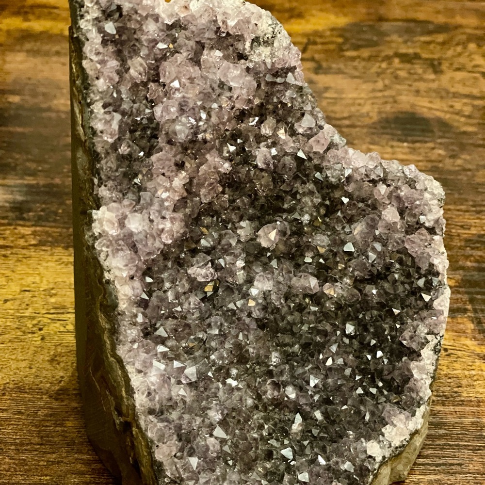 Amethyst Rock Geode 5 1/4” H x 4 1/4” W - Picture 9 of 9